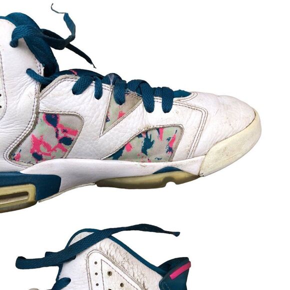 RARE 2019 Air Jordan 6 Retro 'Green Abyss' Size 8 - Picture 2 of 16